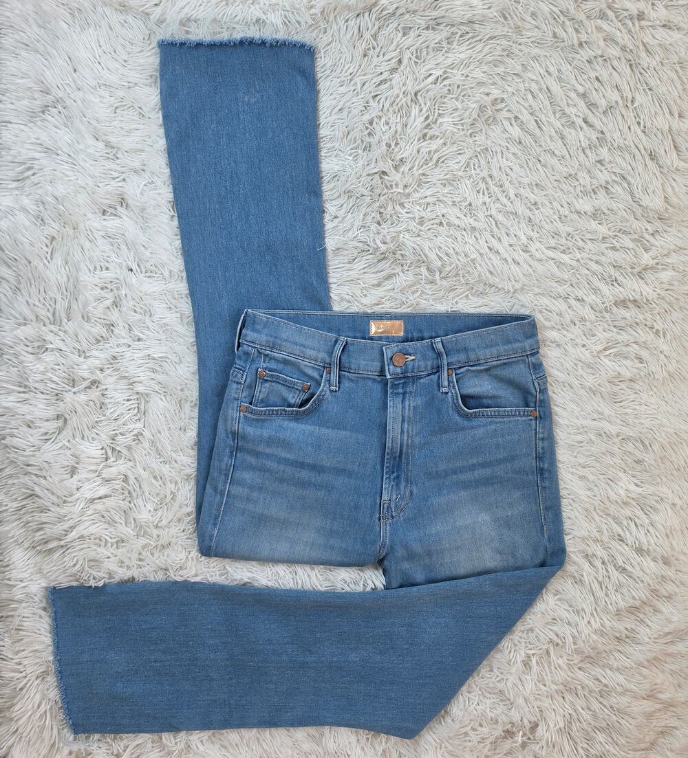 Mother The Insider Crop Step Fray Jeans 28 / 6